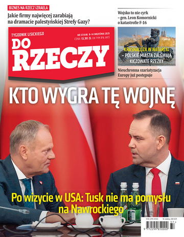 Okładka tygodnika „Do Rzeczy”, wydanie nr 37/2025 (646)