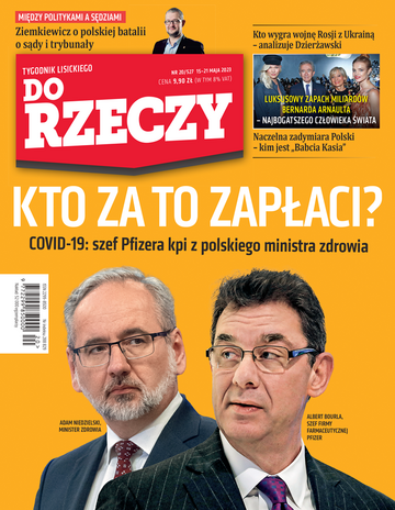 Okładka tygodnika „Do Rzeczy”, wydanie nr 20/2023 (526)