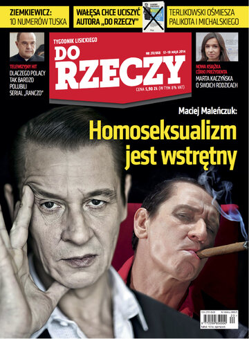 Okładka tygodnika „Do Rzeczy”, wydanie nr 20/2014 (68)