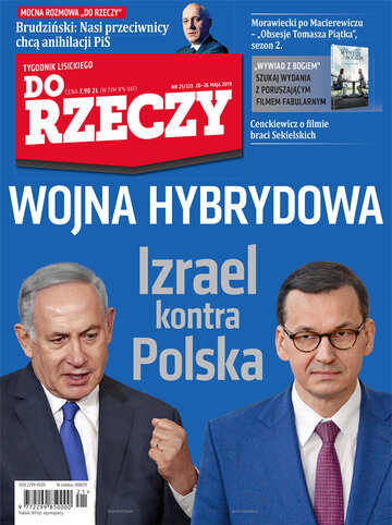 Okładka tygodnika „Do Rzeczy”, wydanie nr 21/2019 (323)