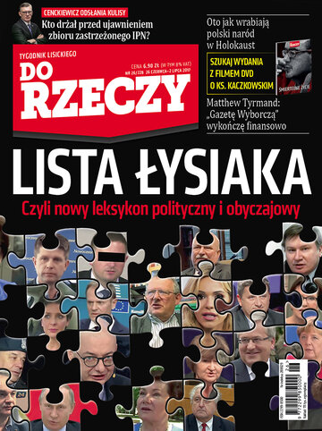 Okładka tygodnika „Do Rzeczy”, wydanie nr 26/2017 (228)