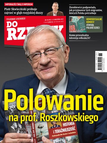 Okładka tygodnika „Do Rzeczy”, wydanie nr 36/2022 (492)