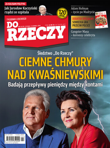 Okładka tygodnika „Do Rzeczy”, wydanie nr 22/2018 (274)