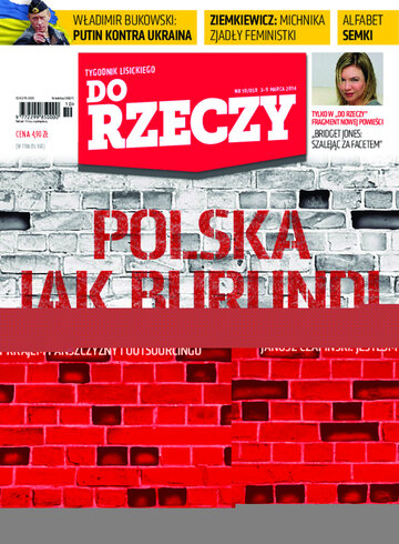 Okładka tygodnika „Do Rzeczy”, wydanie nr 10/2014 (58)