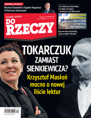 Okładka tygodnika „Do Rzeczy”, wydanie nr 12/2024 (570)