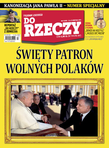 Okładka tygodnika „Do Rzeczy”, wydanie nr 17/2014 (65)