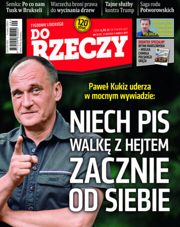 Okładka tygodnika „Do Rzeczy”, wydanie nr 9/2017 (211)