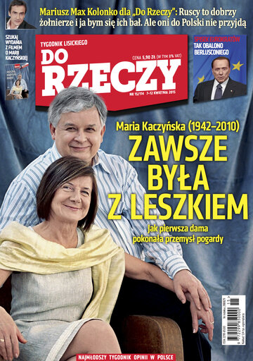 Okładka tygodnika „Do Rzeczy”, wydanie nr 15/2015 (114)