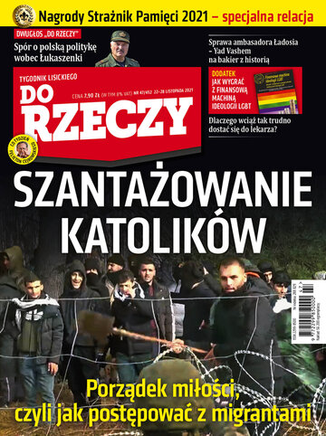 Okładka tygodnika „Do Rzeczy”, wydanie nr 47/2021 (452)