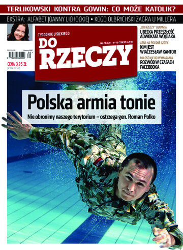 Okładka tygodnika „Do Rzeczy”, wydanie nr 20/2013 (20)