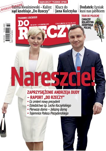 Okładka tygodnika „Do Rzeczy”, wydanie nr 32/2015 (131)