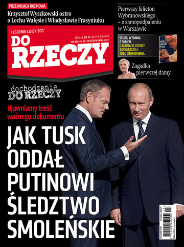 Okładka tygodnika „Do Rzeczy”, wydanie nr 43/2017 (245)