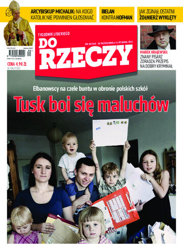 Okładka tygodnika „Do Rzeczy”, wydanie nr 40/2013 (40)