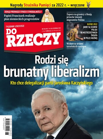 Okładka tygodnika „Do Rzeczy”, wydanie nr 46/2022 (502)