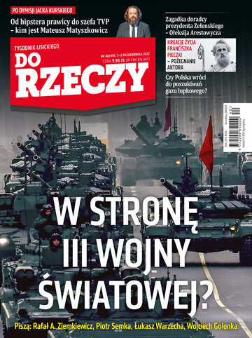 Okładka tygodnika „Do Rzeczy”, wydanie nr 40/2022 (496)