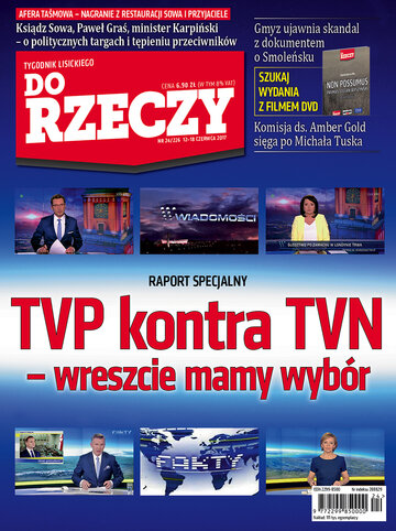 Okładka tygodnika „Do Rzeczy”, wydanie nr 24/2017 (226)