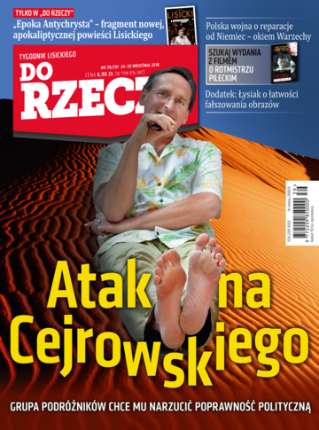 Okładka tygodnika „Do Rzeczy”, wydanie nr 39/2018 (291)