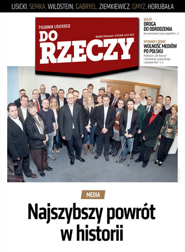 Okładka tygodnika „Do Rzeczy”, wydanie nr 0/2013 (0)