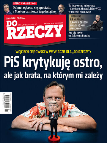 Okładka tygodnika „Do Rzeczy”, wydanie nr 24/2019 (326)