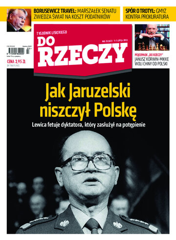 Okładka tygodnika „Do Rzeczy”, wydanie nr 23/2013 (23)