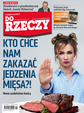 Okładka tygodnika „Do Rzeczy”, wydanie nr 42/2019 (344)