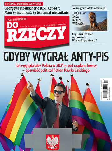 Okładka tygodnika „Do Rzeczy”, wydanie nr 31/2019 (333)