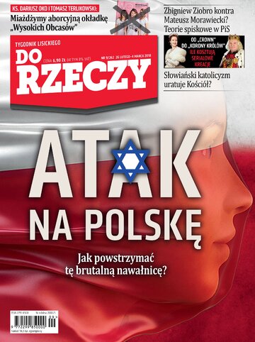 Okładka tygodnika „Do Rzeczy”, wydanie nr 9/2018 (262)