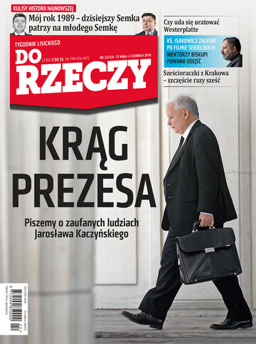 Okładka tygodnika „Do Rzeczy”, wydanie nr 22/2019 (324)