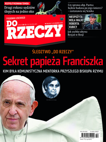 Okładka tygodnika „Do Rzeczy”, wydanie nr 50/2019 (352)