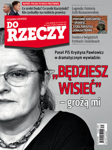 Okładka tygodnika „Do Rzeczy”, wydanie nr 31/2017 (233)