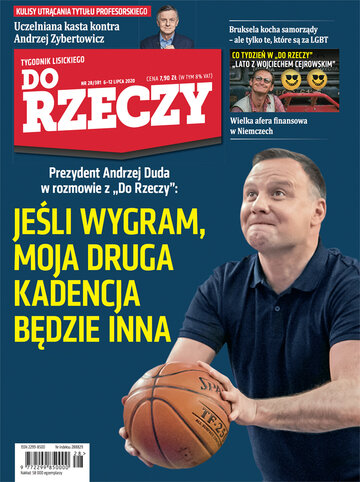 Okładka tygodnika „Do Rzeczy”, wydanie nr 28/2020 (381)