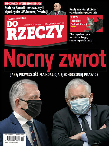 Okładka tygodnika „Do Rzeczy”, wydanie nr 20/2020 (373)