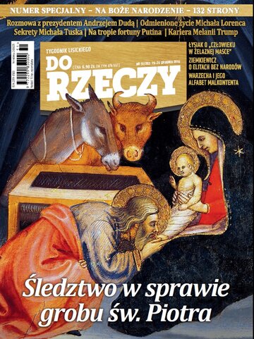 Okładka tygodnika „Do Rzeczy”, wydanie nr 51/2016 (202)