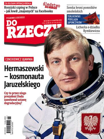 Okładka tygodnika „Do Rzeczy”, wydanie nr 15/2018 (268)