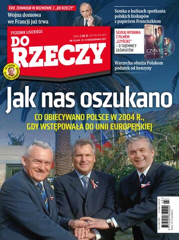 Okładka tygodnika „Do Rzeczy”, wydanie nr 43/2021 (448)