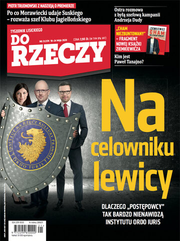 Okładka tygodnika „Do Rzeczy”, wydanie nr 21/2020 (374)