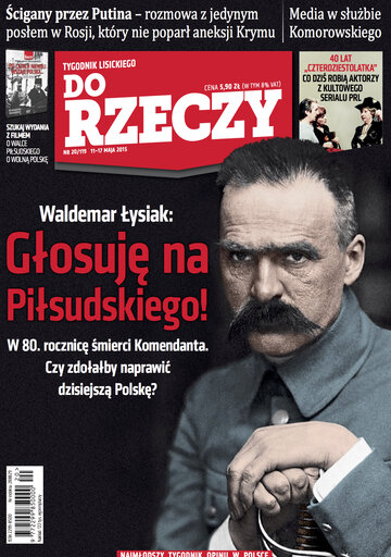 Okładka tygodnika „Do Rzeczy”, wydanie nr 20/2015 (119)