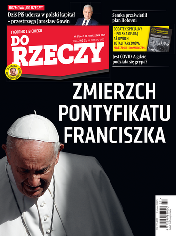 Okładka tygodnika „Do Rzeczy”, wydanie nr 37/2021 (442)