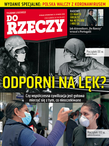 Okładka tygodnika „Do Rzeczy”, wydanie nr 13/2020 (366)