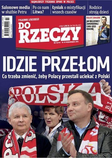 Okładka tygodnika „Do Rzeczy”, wydanie nr 43/2015 (142)