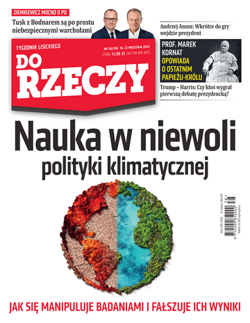 Okładka tygodnika „Do Rzeczy”, wydanie nr 38/2024 (596)