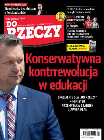 Okładka tygodnika „Do Rzeczy”, wydanie nr 21/2021 (426)