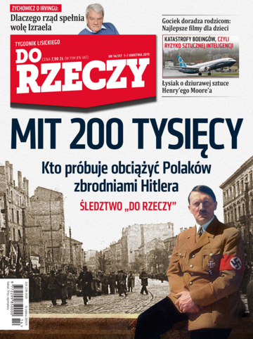 Okładka tygodnika „Do Rzeczy”, wydanie nr 14/2019 (317)