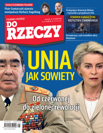 Okładka tygodnika „Do Rzeczy”, wydanie nr 8/2024 (566)