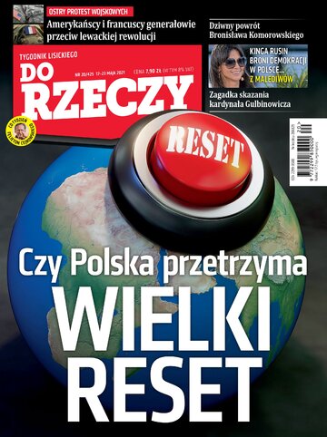 Okładka tygodnika „Do Rzeczy”, wydanie nr 20/2021 (425)