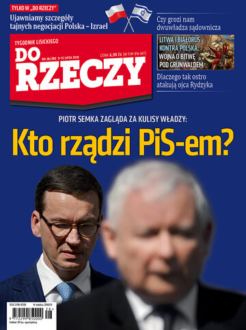 Okładka tygodnika „Do Rzeczy”, wydanie nr 28/2018 (280)