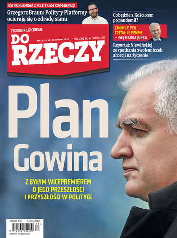 Okładka tygodnika „Do Rzeczy”, wydanie nr 17/2020 (370)