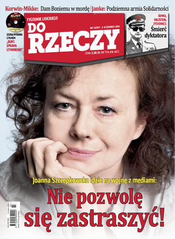 Okładka tygodnika „Do Rzeczy”, wydanie nr 23/2014 (71)