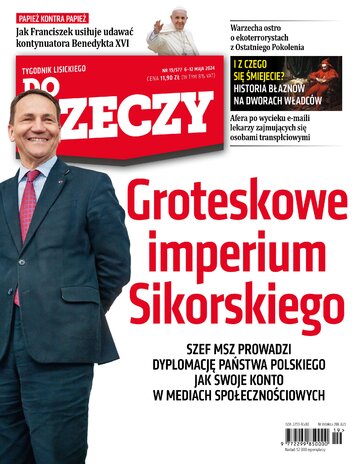 Okładka tygodnika „Do Rzeczy”, wydanie nr 19/2024 (577)