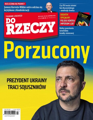 Okładka tygodnika „Do Rzeczy”, wydanie nr 47/2023 (554)